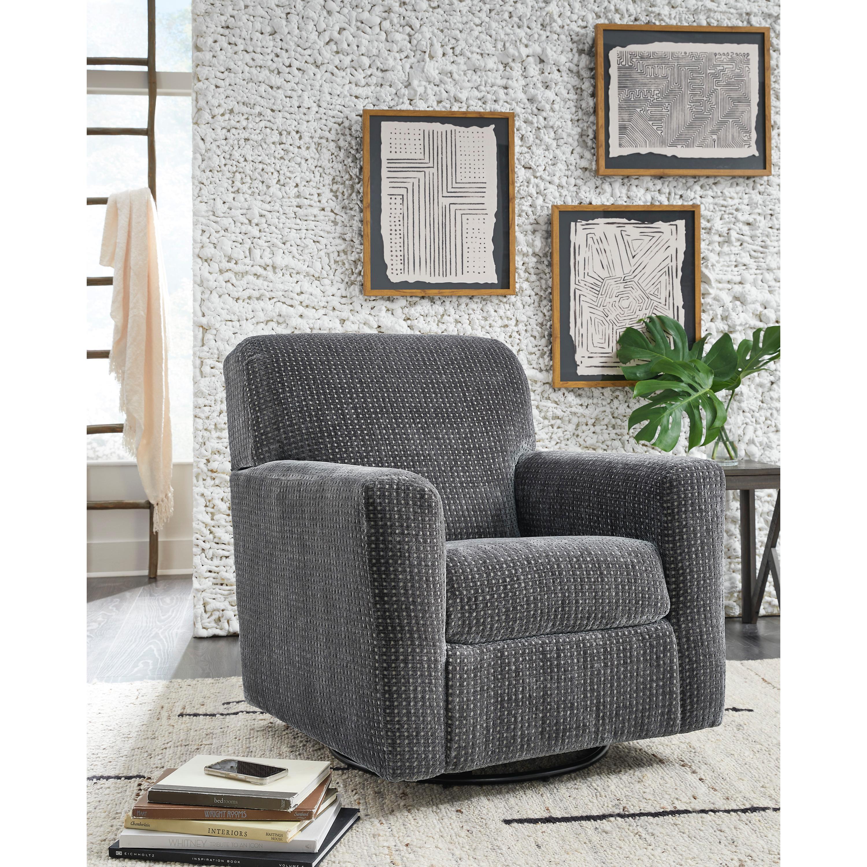 كرسي استرخاء-Swivel Glider Accent